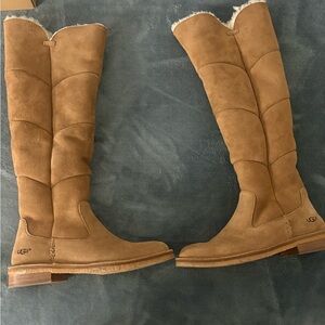 UGG Women's Over the Knee Tan Boots